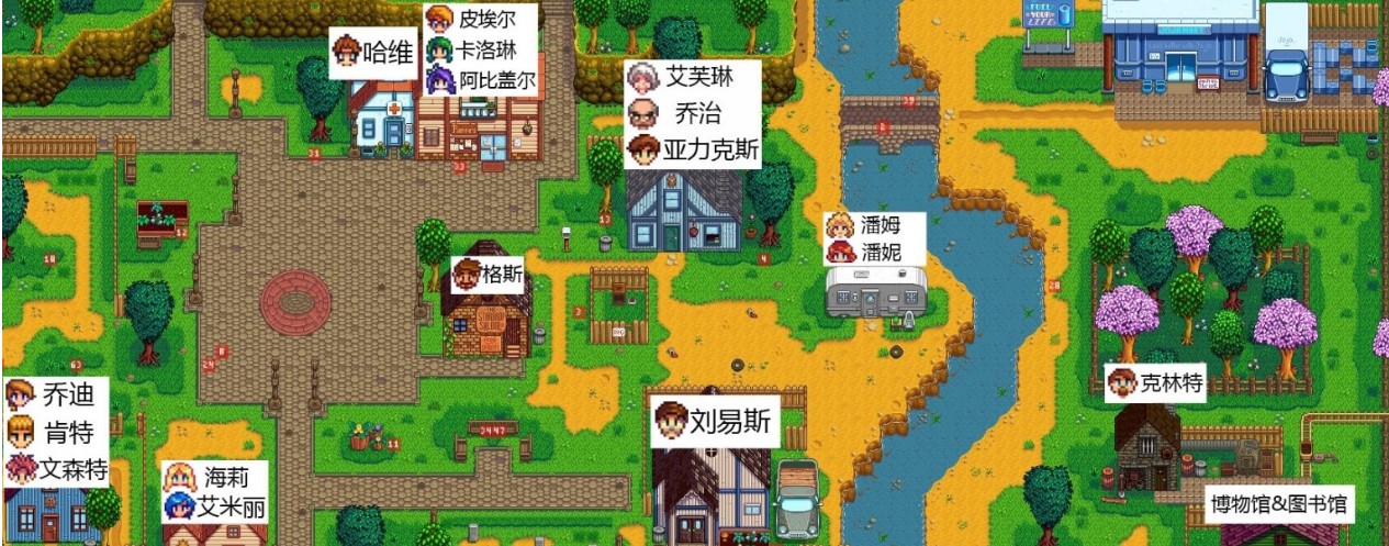 星露谷物语乔迪在哪里