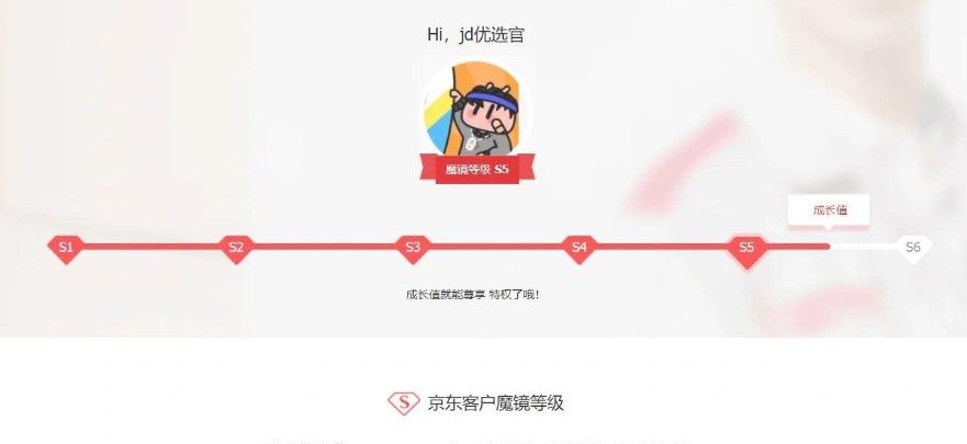 京东怎么看魔镜等级