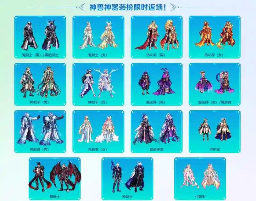 神器装扮套装属性是什么
