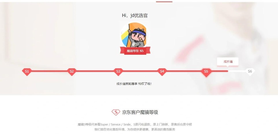 京东魔镜等级在哪里看